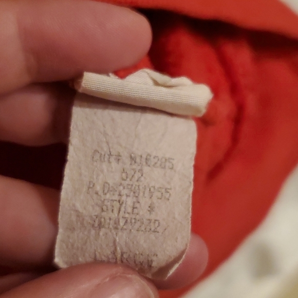 VTG 2000's Calvin Klein Jeans red sweatshirt sz L - Picture 8 of 12